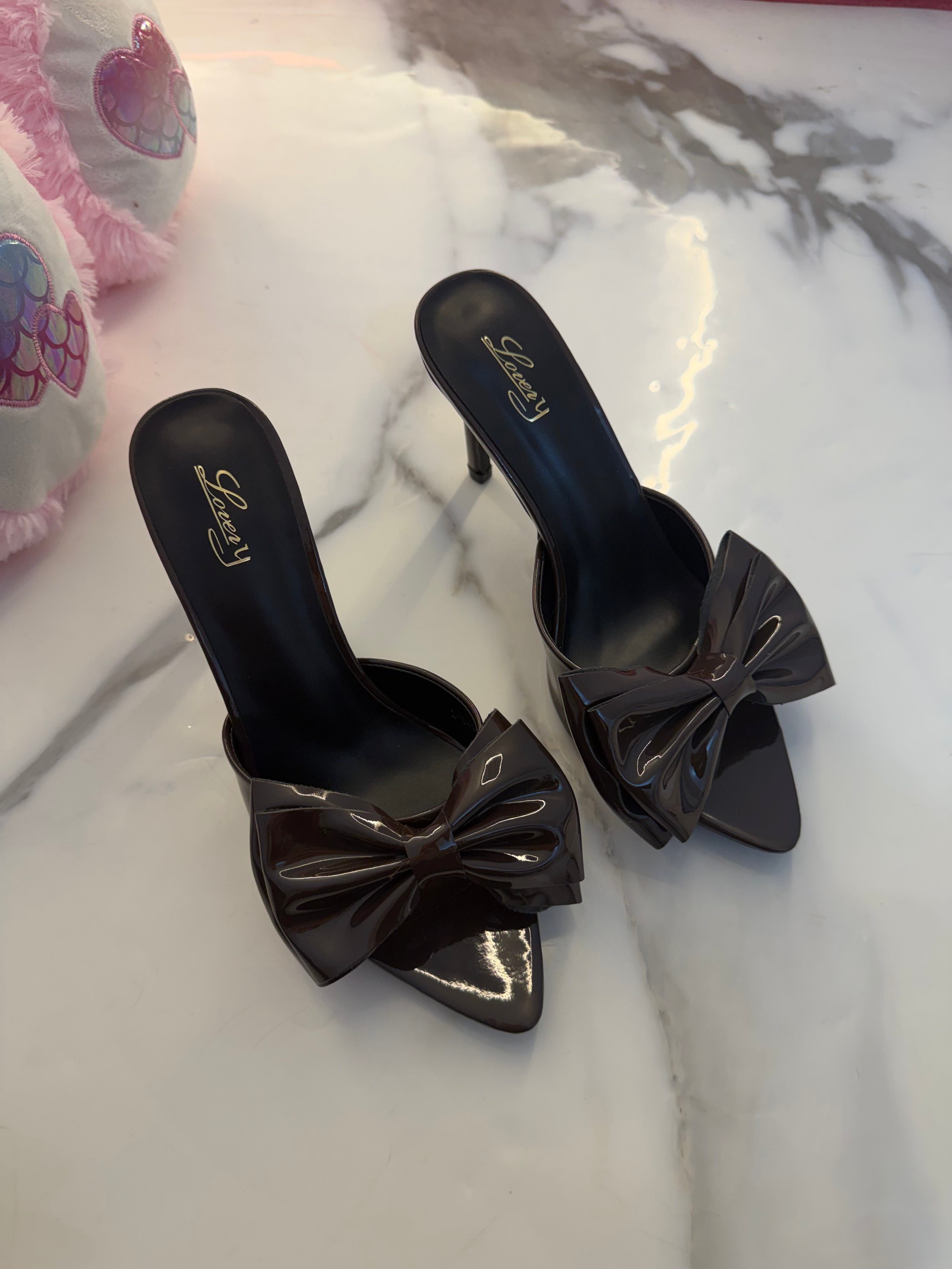 Tacchi Fiocco Marrone scuro